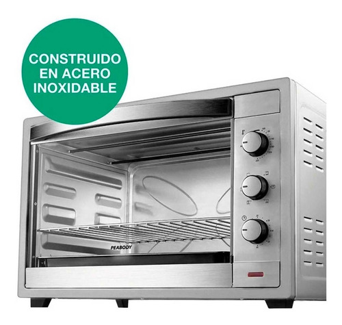 Horno de mesa eléctrico Peabody PE-HE6065 60L gris 220V