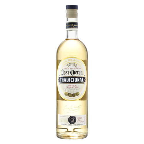 Tequila Reposado tradicional Jose Cuervo, botella de 750 ml