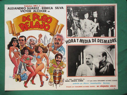 Rebeca Silva De Puro Relajo Sexy-comedia Orig Cartel Cine 2