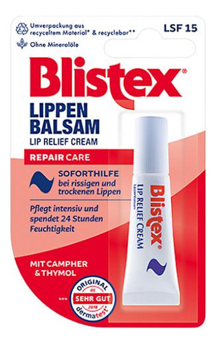Cream Blistex Lip Relief Spf15 6g