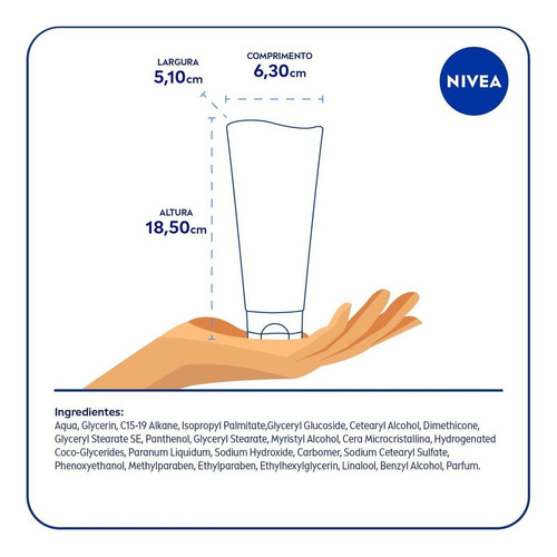 Tubão Grande Nive Hidratante Corporal Dermacare 200ml Nivea