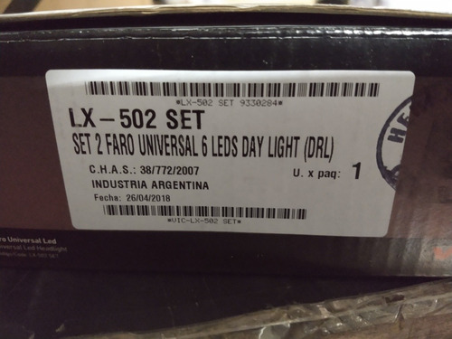 Juego Faros Auxiliares Reflectores Led (kit X 2) 12/24v