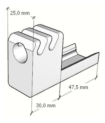 Compensador Para Marcadora Glock 17 Y 18c N° 2 (airsoft)