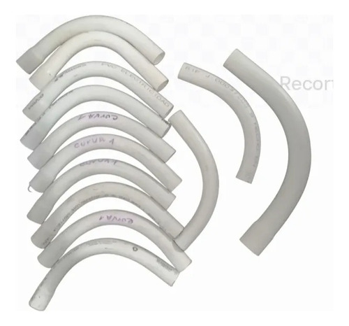 Pack Curva Conduit 1/2 Tubo Electricidad Pvc Paveco (Usado)