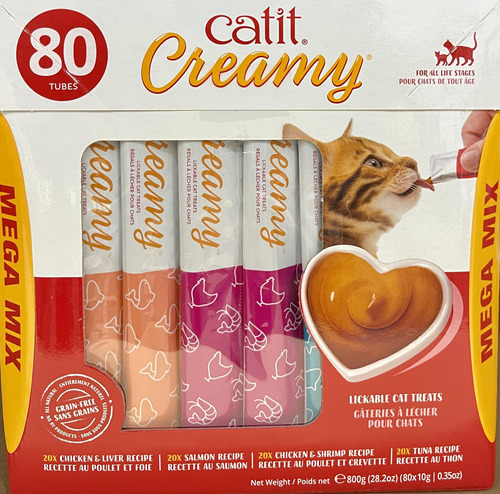 Catit Golosina Cremosa Para Gatos Para Lamer, Tratamiento Sa