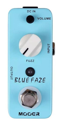 Imagen 4 de 5 de Pedal De Efecto Mooer Blue Faze Fuzz Para Guitarra Eléctrica