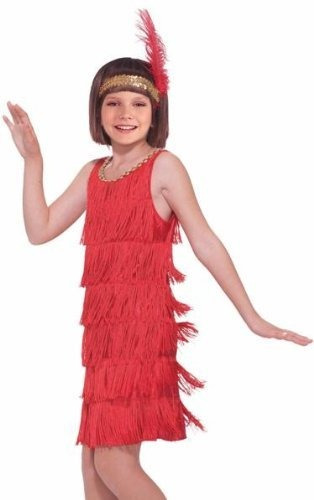 Niña - Forum Red Fringe 20s Flapper Dress Disfraz De Hallowe