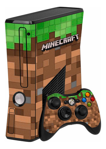 Tuneo Skin Adhesivo Protector Xbox 360 Minecra