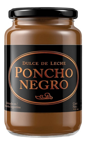 Dulce De Leche Poncho Negro Arcor -sin Tacc- La Golosineria