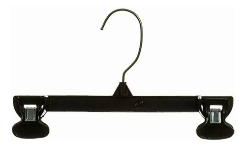Mainetti 6010 Perchas De Plástico Negro Con Gancho