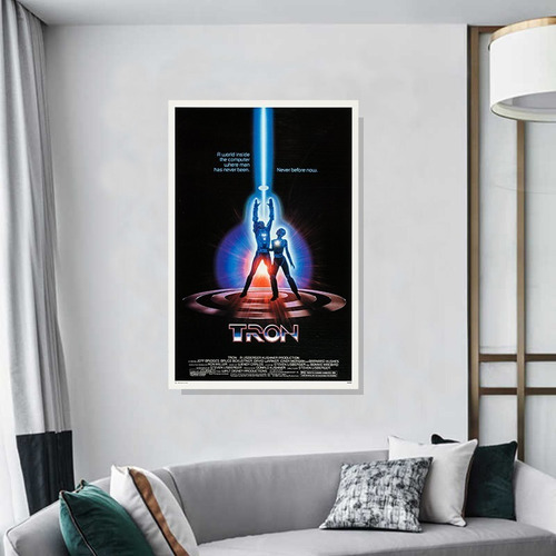 Cuadro Moderno 40x60 Pelicula Poster 80´s Tron