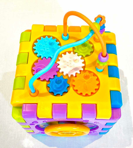 Juguete De Encastre Cubo Armable Didáctico Con Piano Musical