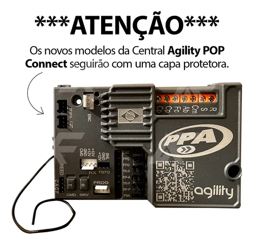 Kit Central Comando Agility Pop Connect Ppa + Capacitor 25uf Kit Central Comando Agility Pop Connect Ppa + Capacitor 25uf