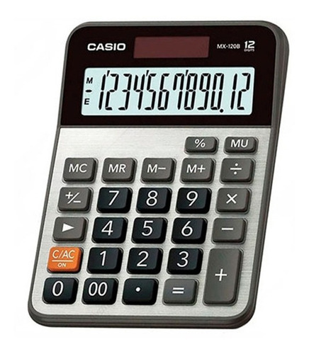 Imagen 4 de 6 de Paquete De 3 Calculadoras Casio Mx-120b, Solar 12 Dig,