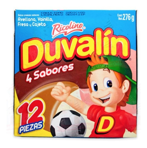 Caja Dulce Cremoso Joyco Duvalin Cajeta En 24 Paquetes De 12