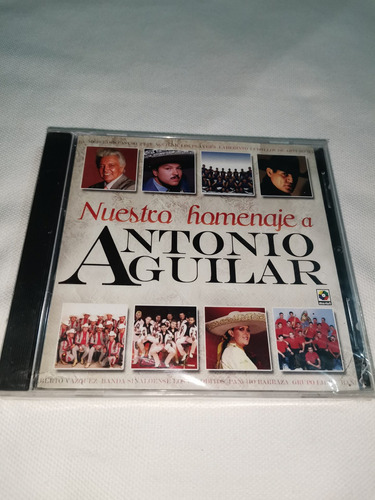 Nuestro Homenaje A Antonio Aguilar Cd Original Nuevo Sellado