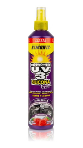 Silicona Simoniz Protege Uv Fresa X300ml 