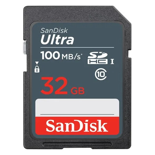 Memoria Sd Compacta Sandisk 32gb 100mb Ultra