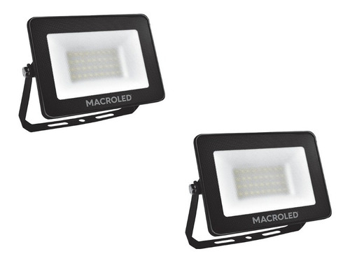 Reflector Proyector Led 30w 2400lm Exterior Patio Pack X 2