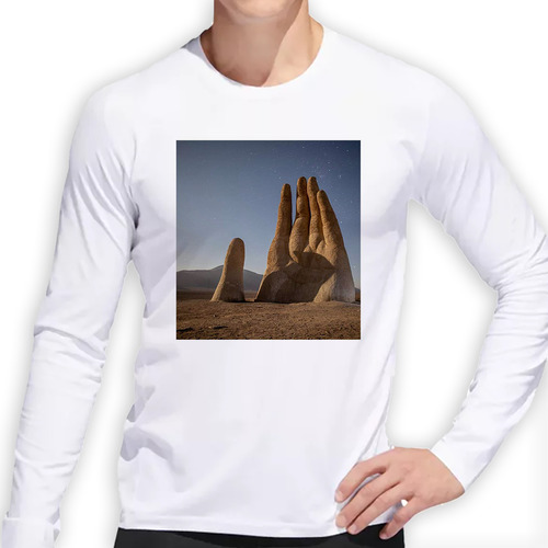 Remera Hombre Ml Desierto Atacama Chile Paisajes Mundo M1