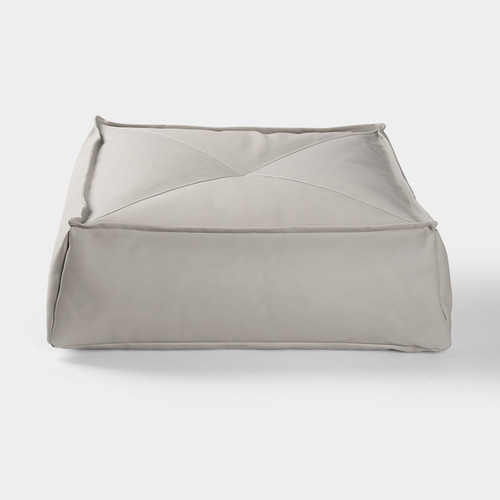 Piel De Napa Mejorada, Color Camel, Cuadrada M-38*38*14 Cm-e