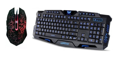 Kit Teclado  Y Mouse Gamer Led Tricolor/ 2000dpi -  Impowick