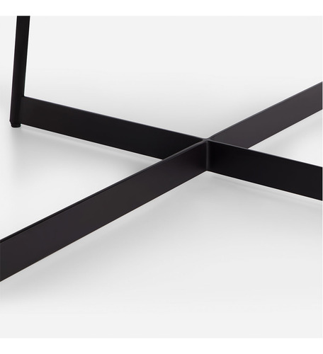 Mesa De Centro Rosen Liberty 120 X 70 Cm Negro