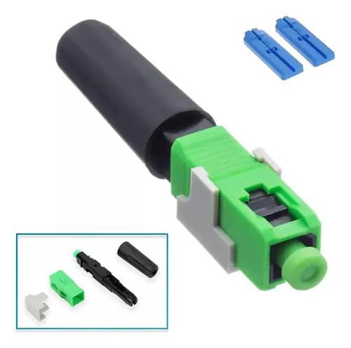 Conector Para Fibra Óptica Sc Apc Para Ftth 100 Piezas 3.0mm | Envío gratis