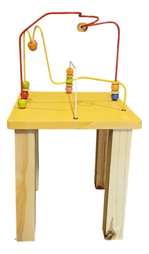 Mesa Didáctica Prono De 3 Vías De Madera Montessori