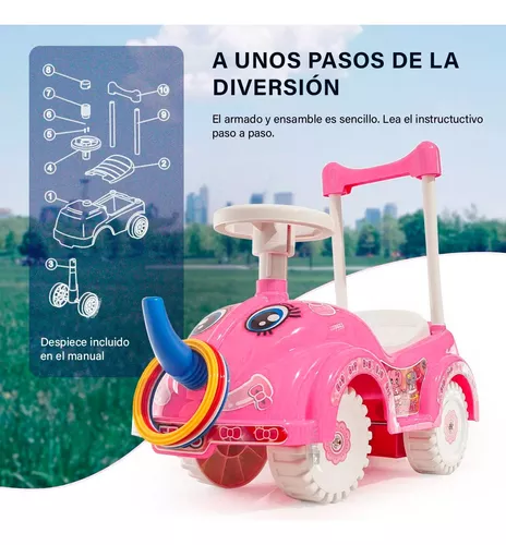 Carrito Para Bebés Con Sujetador Color Azul Mytoy