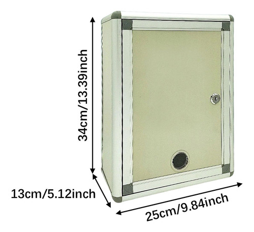 Caja De Sugerencias Bloqueable Bail Wall Wall Hanging