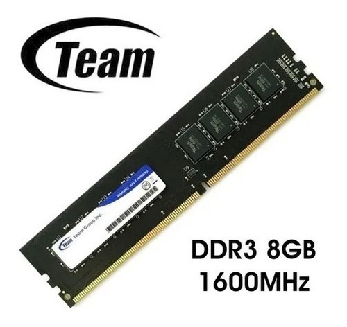 Memoria Ram Ddr3 16gb(8x2) 1600 Mhz Team Group