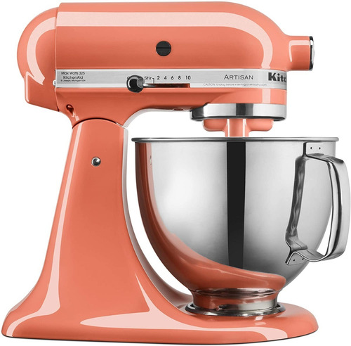 Batidora - Kitchen Aid Ksm150pser Artisan Tilt Head - 325 W Color Naranja