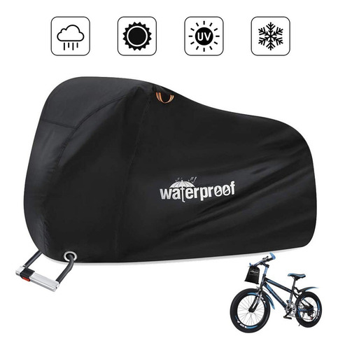 Imagen 1 de 7 de Funda Para Bicicleta Impermeable Y Anti-uv 110 X 200cm