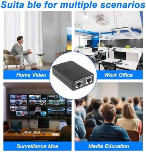 Xmsjsiy Selector De Conmutador Ethernet Rj45 Transmisión Del