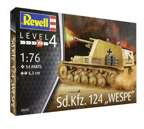 Sd.kfz 124 Wespe 1/76 Marca Revell----envio Gratis-----