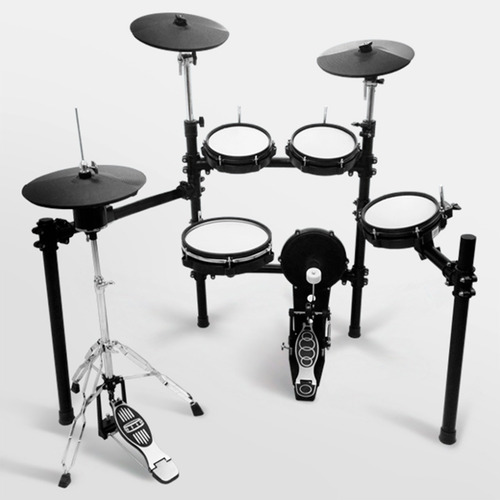 Batería Electrónica Midiplus Ed8 5 Cuerpos 3 Platillos Promo