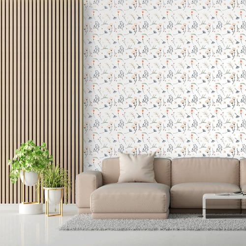 Imagem 1 de 10 de Papel De Parede 125x50cm Em Adesivo Vinil
