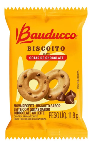Kit Com 400 Sachês De Biscoito Bauducco 4 Sabores Sortidos