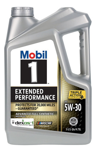 Aceite para motor Mobil sintético 5W-30  EXTENDED para carros, pickups & suv de 1 unidad