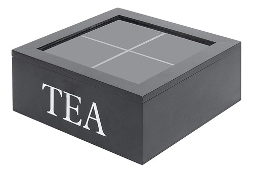 Caja De Té De Madera Inicio Para Bolsas De Azúcar Variedad