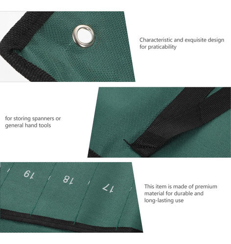 Bolsa Enrollable De Lona Para Almacenamiento De Herramientas