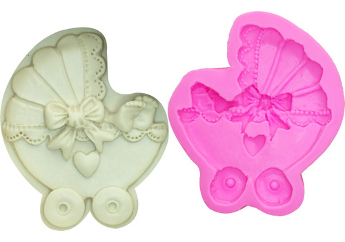 Molde De Silicona Fondant Flor Rosa