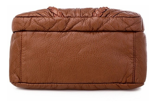 Imagen 7 de 10 de Bolso Bandolera Mujer Piel Suave Impermeable