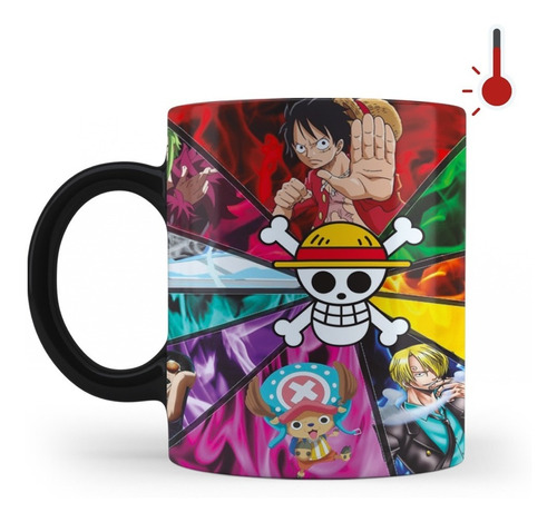 Taza Mágica One Piece Luffy, Zoro, Ace | Varios Modelos