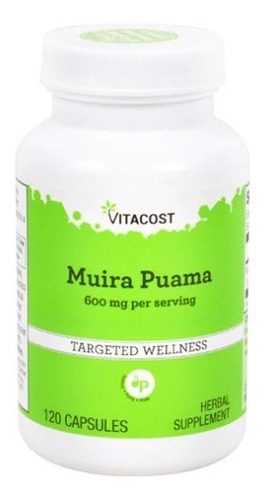 Muira Puama 600 Mg 120 Cápsulas Ayuda Para La Salud Sexual 