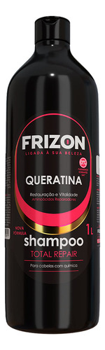 Shampoo Queratina Restauração De Cabelos Com Quimica 1l
