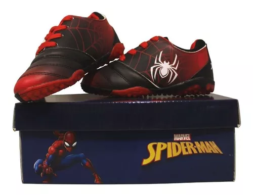 SPIDER-MAN Zapatilla Futbol Niño Spider-Man rojo