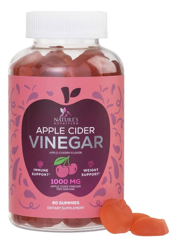 Nature's Nutrition | Apple Cider Vinegar Gummies | 1000mg