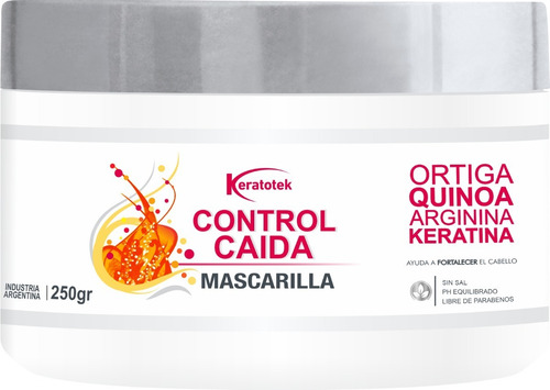 Mascarilla Control Caída - Keratotek 250g